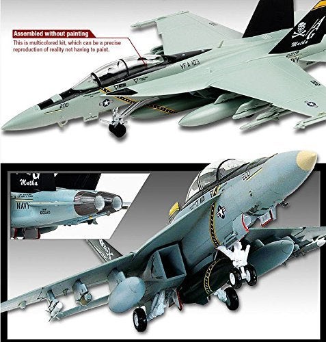 Academy 1/72 USN F/A-18F""VFA-103 Jolly Rogers"" / Academy model kit / #12535 - Image 3